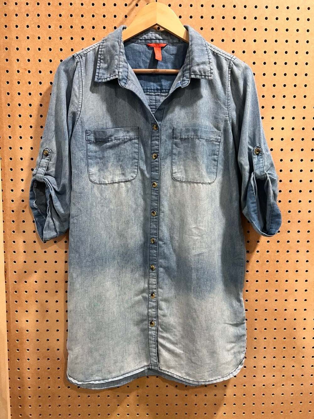 C&A Canda Denim Shirt Dress Size S